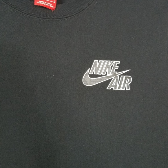 Nike Air Mens Black Long Sleeved Pull-on Shirt - Picture 4 of 7